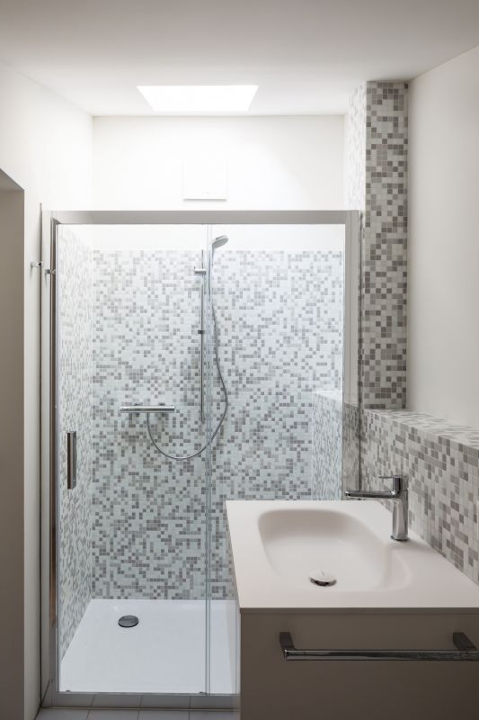 Modern Shower with Built-in Niche